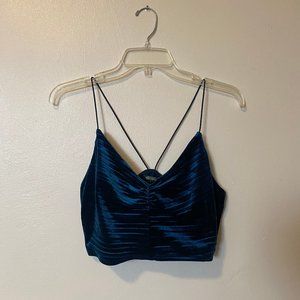 Wild Fable Bralette in Teal Size Medium